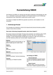 Kurzanleitung SMAN
