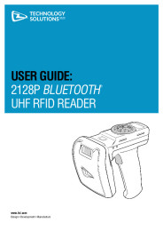 UHF BT Handreader 2128P User Guide V1.07
